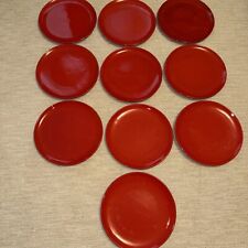 red 10 5 dinner plates 10 for sale  Vienna