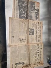 Ww2 newspapers original for sale  HUNTINGDON