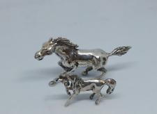 Silver horse ornaments for sale  Shipping to Ireland