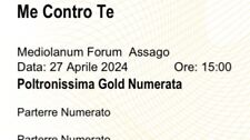 Biglietti poltronissima gold usato  Italia