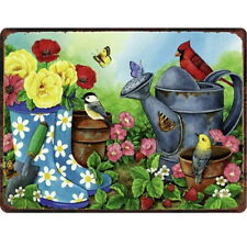 Retro Vintage Garden Decor Plaque flowers House Home Metal Wall Sign for sale  Shipping to Ireland