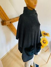 fell poncho schwarz gebraucht kaufen  Herrnhut