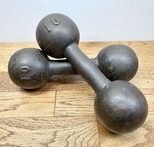 Vintage dumbbell hand for sale  Shipping to Ireland