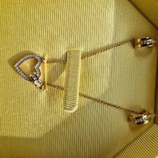 Swarovski gold heart for sale  LONDON