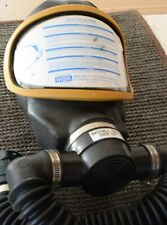 MSA Mine Safety Ultravue Gas Mask/Oxygen Breathing Facepiece Size Large, used for sale  Shipping to South Africa