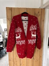 Red christmas cardigan for sale  RICKMANSWORTH