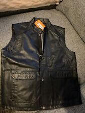 Vest mens leather for sale  DONCASTER