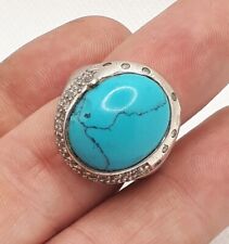 Bague argent turquoise d'occasion  Landrecies