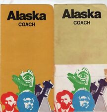 2 sobres vintage de boletos de aerolínea de Alaska = excelente estado. segunda mano  Embacar hacia Argentina
