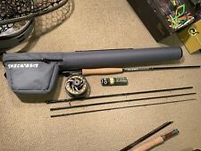 Orvis Clearwater Fly Rod & Reel Outfit w/Clearwater 8'6" 5wt 4pc Rod + Case, used for sale  Shipping to South Africa