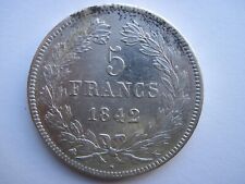 Francs argent 1842 d'occasion  Champeix