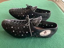 Vintage Guerciotti Perforated Leather Cleated Cycling Shoes Size 41 for sale  Shipping to South Africa