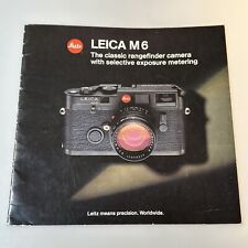 Original leica brochure. for sale  BLACKPOOL
