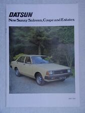 Datsun sunny brochure for sale  BOURNEMOUTH
