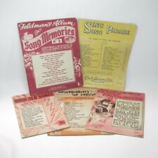 Vintage song books for sale  WINSFORD