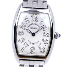 FRANCK MULLER 1752QZ Casablanca relógios mostrador branco aço inoxidável quartzo A... comprar usado  Enviando para Brazil