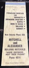 Matchbook cover mitchell for sale  North Hampton