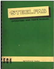 Steelfab 504 loader for sale  ALFRETON