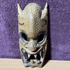 VINTAGE FILIPINO   Bakunawa Dragon Masks Hand Carved Wood Tiki Tribal Mask for sale  Shipping to South Africa