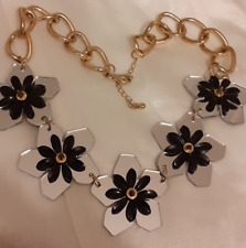 Necklace mirrored flowers for sale  NUNEATON