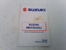 Suzuki libretto assistenza usato  Chignolo Po