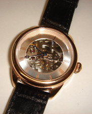 Usado, Invicta relógio esqueleto mecânico masculino 42mm especialidade ouro rosa funciona bem, bom! comprar usado  Enviando para Brazil