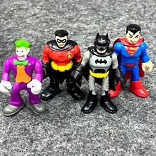 4 figuras Imaginext DC Super Friends Batcave Joker Robin Superman Batman Heroes segunda mano  Embacar hacia Argentina