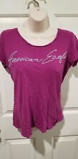 Camiseta feminina roxa com miçangas tamanho M American Eagle Outfitters comprar usado  Enviando para Brazil