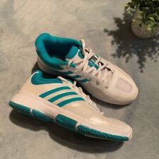 NUEVO SIN ETIQUETAS Zapatos Adidas Adipower Barricade Blanco Verde - Talla 7, usado segunda mano  Embacar hacia Argentina