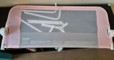 Used Lindam Easy Fit Bed Guard - Pink  for sale  BUSHEY