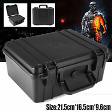 Waterproof Hard Plastic Carry Case Cam Lens Storage Tool Box Portable Organizer for sale  LICHFIELD