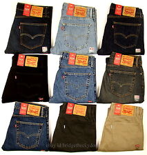 Levis 505 Jeans New Mens Regular Fit Straight Leg 29 30 31 32 33 34 36 38 40 42 segunda mano  Embacar hacia Argentina