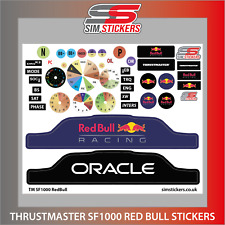 Adesivos de roda Thrustmaster SF1000 para decalques iRacing simulador de carro - Red Bull comprar usado  Enviando para Brazil