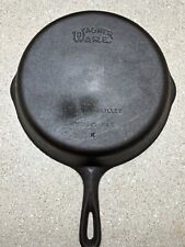 Vintage #8 K Wagner Ware Stylized Cast Iron 10 1/2" Inch Skillet Restored USA for sale  Shipping to South Africa