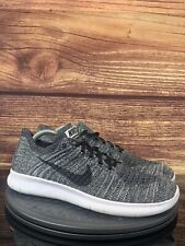 Used, Nike Free RN Flyknit Running Shoes Mens 9.5 831069-100 Knit Oreo for sale  Shipping to South Africa