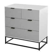 Used, HOMCOM Modern Chest of 4 Drawers Sideboard Dresser for Bedroom Living Room for sale  Shipping to South Africa