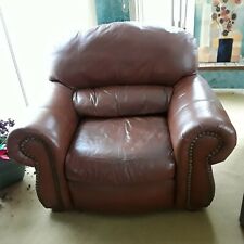 Leather chair wide for sale  Fairport