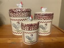 Rooster canister set for sale  Coshocton