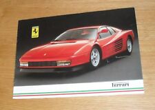 Ferrari brochure 1985 for sale  FAREHAM