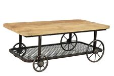 Used, Table From Coffee Or Smoke Decorative with Wheels Industrial CM120X65X45 L for sale  Shipping to South Africa