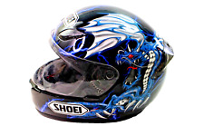 Shoei RF 1000 Full Face Lightning  Dragon Motorcycle Helmet  Size XL 7 5/8-7 3/4, used for sale  Shipping to South Africa