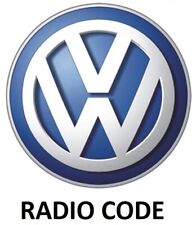 VW CODIGO para la RADIO descodificación Volkswagen SAFE RCD RNS Navi REMOTO comprar usado  Enviando para Brazil