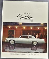 1977 cadillac brochure for sale  Olympia