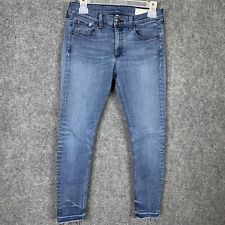 Rag & Bone Ankle Skinny Jeans Women Sz 29 Blue Alembic Distressed Raw Hems USA for sale  Shipping to South Africa