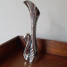 Silver metal swan for sale  YORK