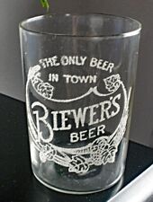 Vidrio de cervecería vintage. Biewer's Brewing, Mt. Clemens, Michigan segunda mano  Embacar hacia Argentina