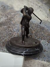 Golfer bookend antique for sale  NEWRY