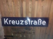 Altes straßenschild emaillesc gebraucht kaufen  Zittau