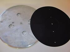 Sansei Turntable Platter P L40  disc platter w rubber pad for sale  Shipping to South Africa