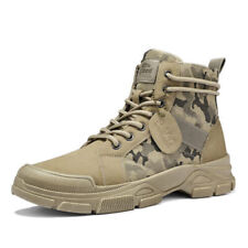 Botas tácticas militares de camuflaje para hombre impermeables con cordones combate desierto talla 39-44, usado segunda mano  Embacar hacia Argentina